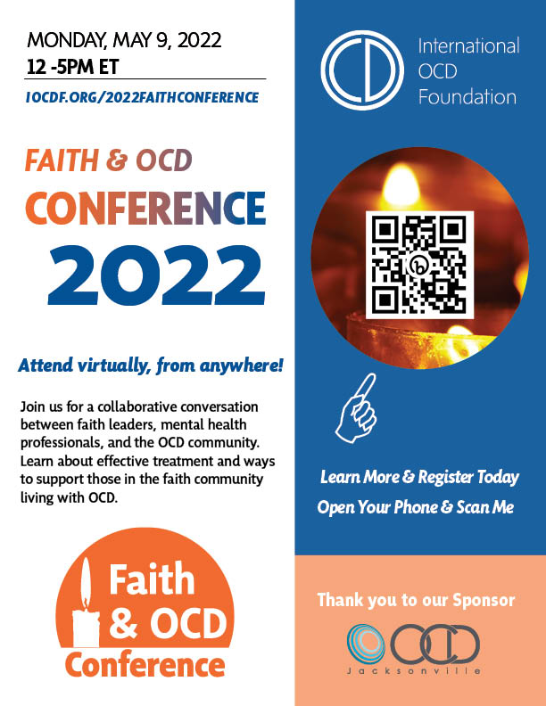 May 9, 2022 IOCDF’s Faith and OCD Virtual Conference OCD Louisiana